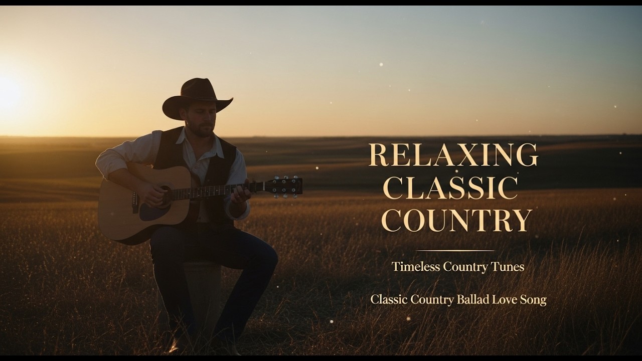 Golden Sunset Country | Calm Cowboy Love Songs & Western Vibes