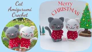 Easy Cat Amigurumi tutorial (3/4)- Crochet front legs and body