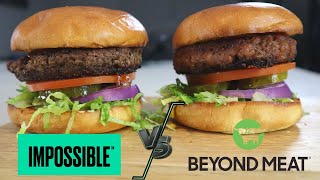 IMPOSSIBLE VS BEYOND MEAT BURGERS