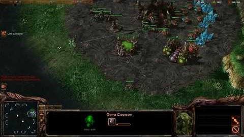 Starcraft 2 Beta - Zerg Gameplay Part 1