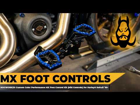 HOGWORKZ® Performance MX Foot Control Kit (Mid Controls) for Harley-Davidson® Softail '18+