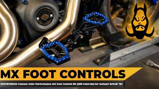 HOGWORKZ® Performance MX Foot Control Kit (Mid Controls) for Harley-Davidson® Softail '18+