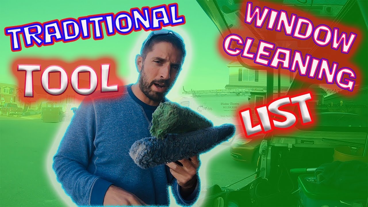 ⁣STEVEO'S TRADITIONAL WINDOW CLEANING TOOL LIST