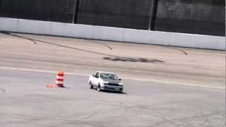 Blue Toyota Corolla Drifting at Drift Valley