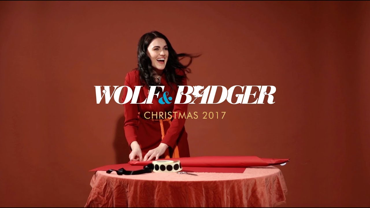 Wrapping Gifts with Wolf & Badger