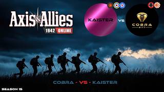 Axis and Allies 1942 Online: Cobra versus KAISTER #axisandallies #turnbased #strategy #gameplay