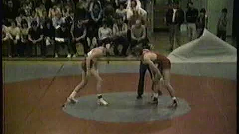 1984 Wrestling District 31 Finals 148 Doug Downs D...