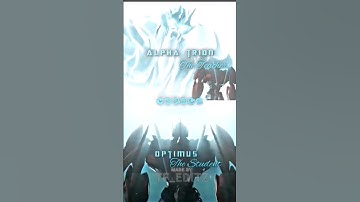Optimus prime vs Alpha Trion #2.0transformer #transformersedit