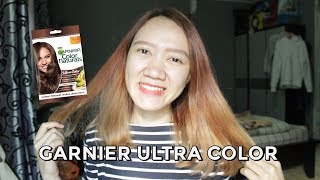 [TUTORIAL] Cat Rambut Sendiri - GARNIER Ultra Color (Golden Brown)