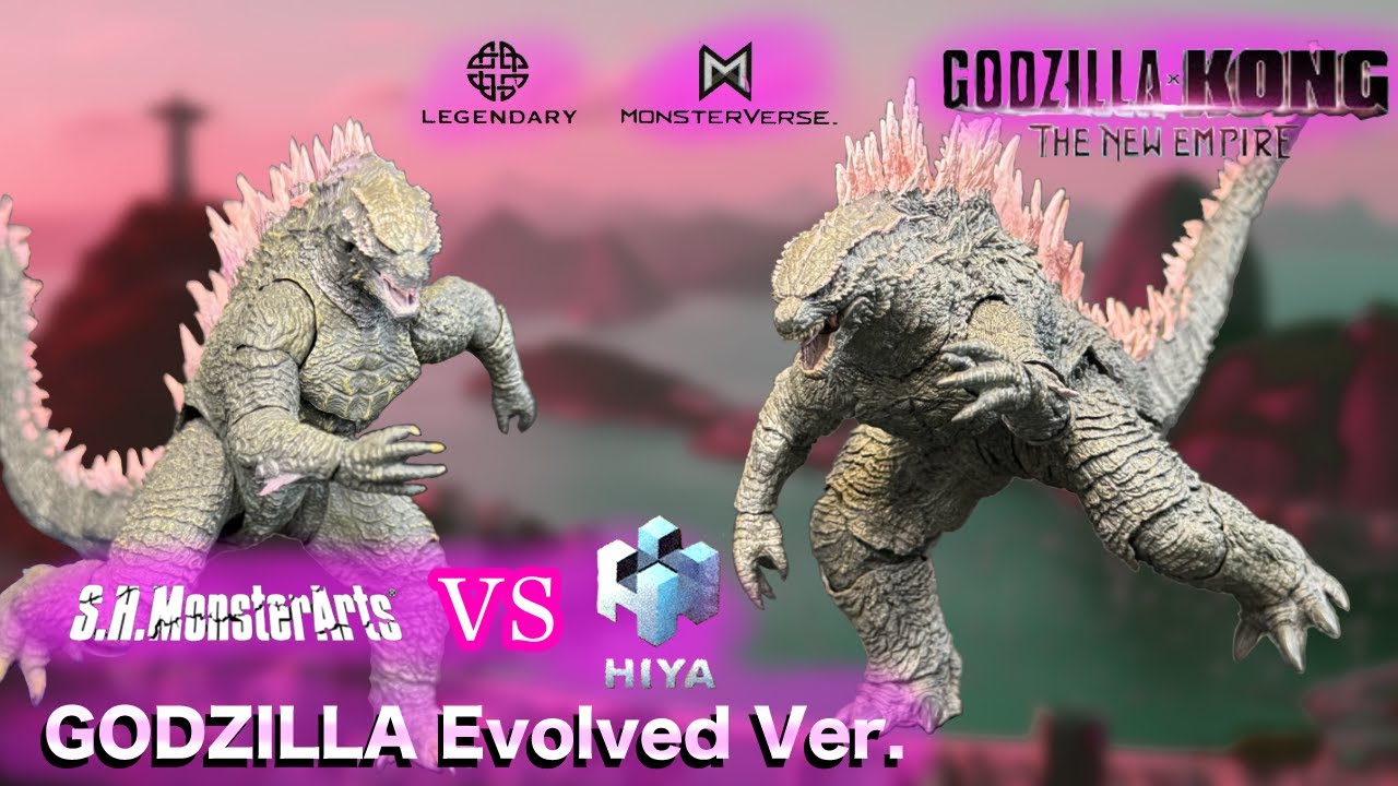hiya toys ゴジラエボルヴ HIYA TOYS EXQUISITE BASIC GODZILLA Evolved Ver. Review [Hiya