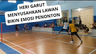 Detik-Detik Heri Garut Di Lempar Kok Oleh Penonton