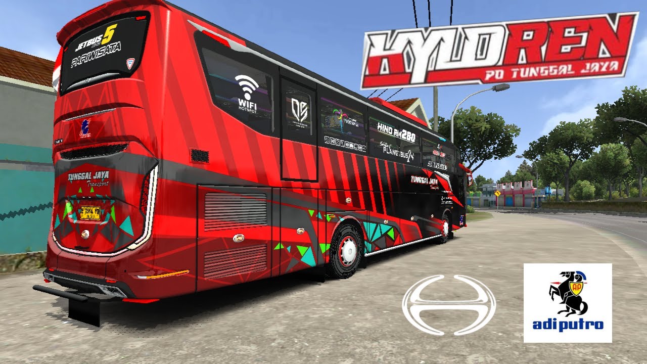 SHARE LIVERY TUNGGAL JAYA KYLOREN JB5 SHD HINO RM KP PROJECTS MAX