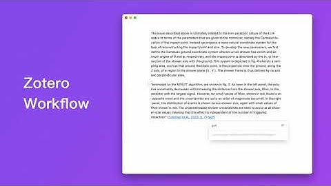 Zotero Workflow