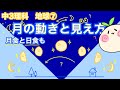 【中3理科e7】月の動きと見え方！月の満ち欠け【日食・月食もどうぞ】