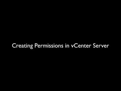 Configuring Permissions in vSphere