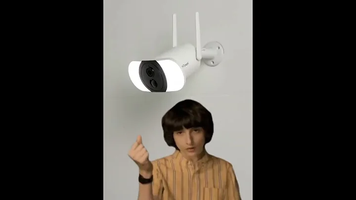 🌟📸I have a secret weapon when it's getting dark... #iegeek #floodlight #securitycamera #light