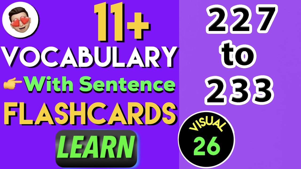 (#26) 11 Plus Vocabulary Flashcards | 11 plus Vocabulary List | 11 plus ...