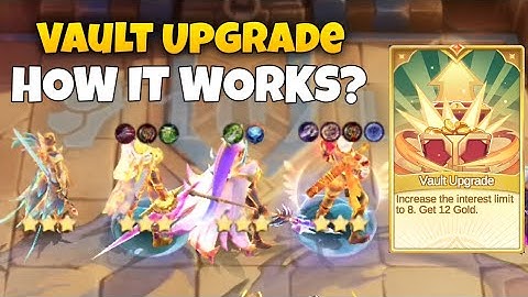 MAKE MORE GOLD WITH VAULT UPGRADE   | Magic Chess gogo Best Card and Synergy #mcgg #magicchessgogo