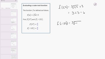 11 13 Evaluating a cube root function