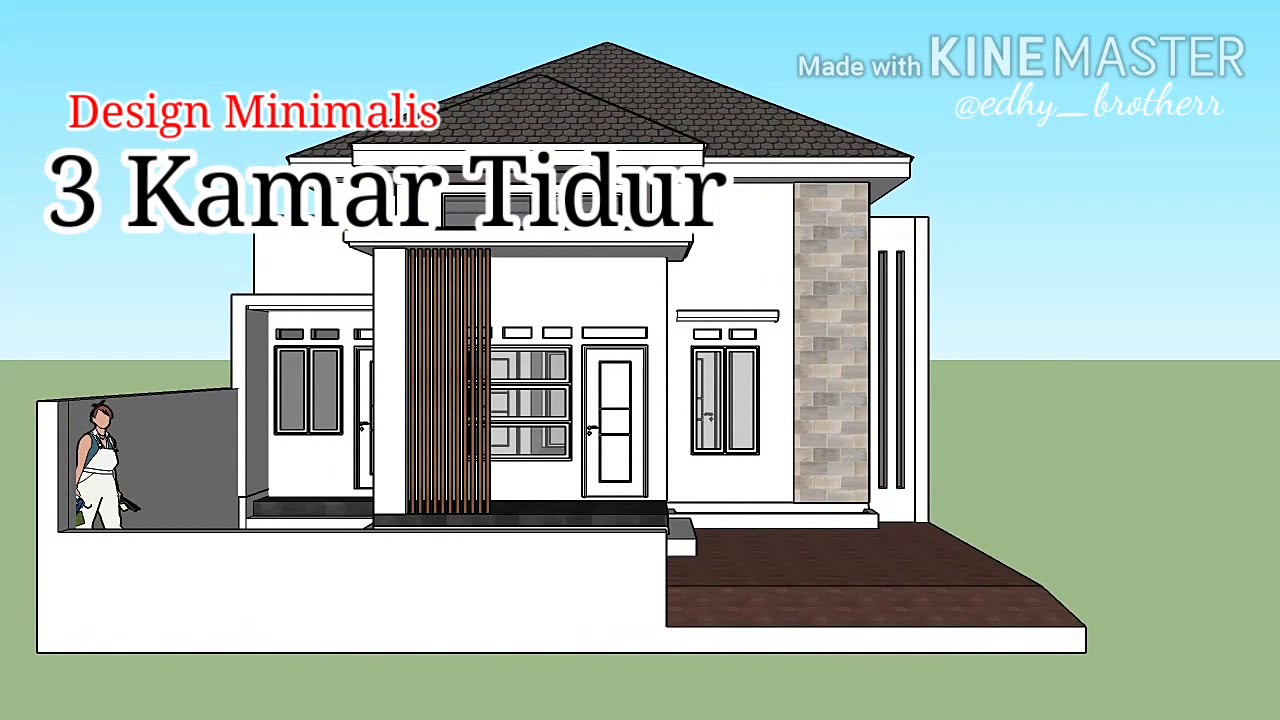 Design Rumah  Minimalis  3  Kamar  terbaru YouTube