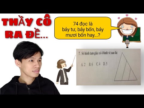 khanhtrungsi | Giải đề thi gây tranh cãi của thầy cô ra #HOT