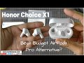 Honor Choice X1 Wireless Earbuds Review. Budget AirPods Pro alternative?