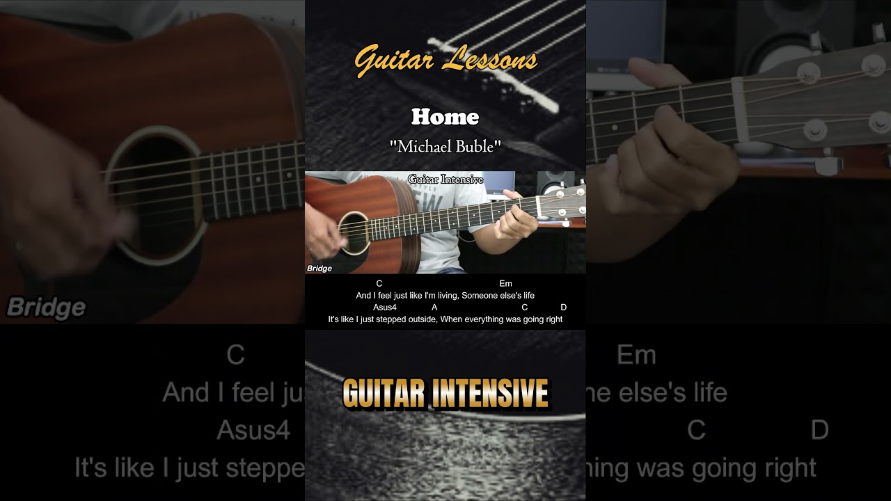 Home - Michael Bublé | EASY Guitar Tutorial with Chords / Lyrics - Guitar Lessons 