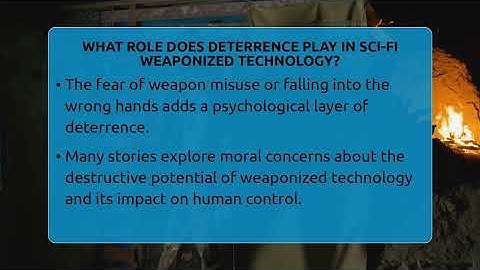 What Role Does Deterrence Play In Sci-fi Weaponized Technology? - The SciFi Reel