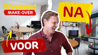 VAN SFEERLOZE WOONKAMER NAAR EEN WARME EN KNUSSE RUIMTE!