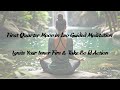 ๐ฆ First Quarter Moon in Leo Guided Meditation | Ignite Your Inner Fire & Take Bold Action ๐๐ฅ