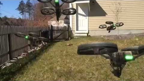 AR.Drone - Amazing Stunt Solves All Your AR.Drone Problems in 58 Seconds