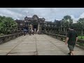 Walking into angkor wat