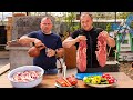 МЯСНОЙ СУП с КОПЧЕНОЙ КОЛБАСОЙ. ENG SUB.