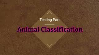 Animal Classification using CNN