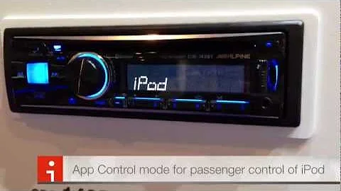 Alpine Electronics CDE-143BT CD Bluetooth Iphone 5 Compatible CES 2013