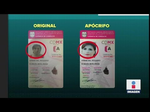 El nombre de quién habría emitido licencia de conducir apócrifa de Rosario Robles noticias hoy honduras