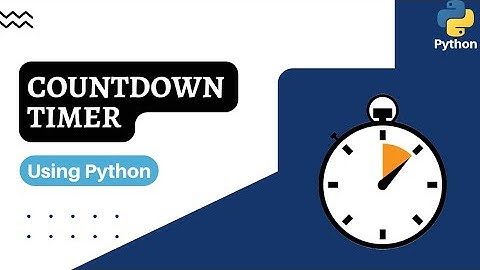 Countdown Timer Using Python|| Python programming|| Easy programs using Python
