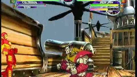 MvC2 Online (360): Brett (Cha/Storm/Col) vs Bootymarch (Storm/IM/Cap) 1 .:5.26.10:.
