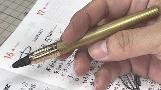 【文具王の作業動画】今日の筆記具　パーカー「インジェニュイティ」（再トライ）2021年01月17日