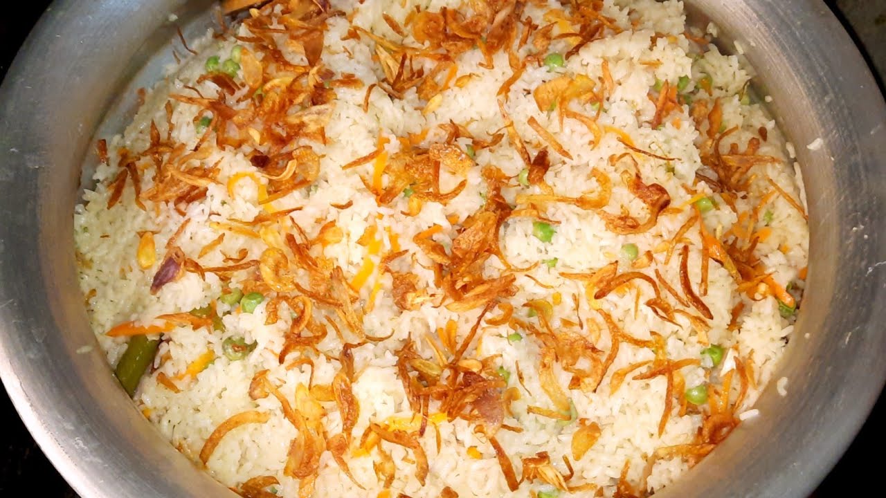 matar pulao recipe/green peas pulao recipe in Bangla/ঝরঝরে মটর পোলাও