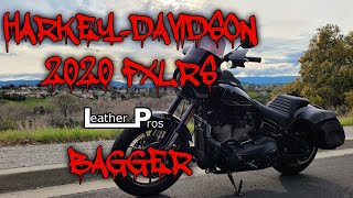 2020 Low Rider S Bagger. Leather Pros V3 Saddlebags Install