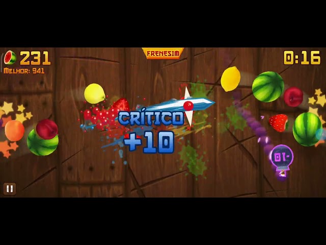 ainda bem a eu n to apostando grana no fruit ninja la😭 se n ia