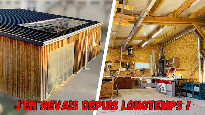 J'AI CONSTRUIT L'ATELIER DE MES REVES !