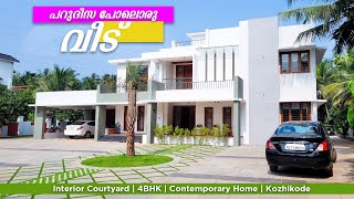 Trending Contemporary House Design 2022| 4 Bhk modern house| Home tour Malayalam| My better Home