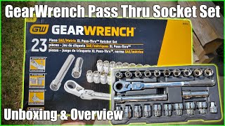 GearWrench Pass Thru Socket Set Unboxing & Overview