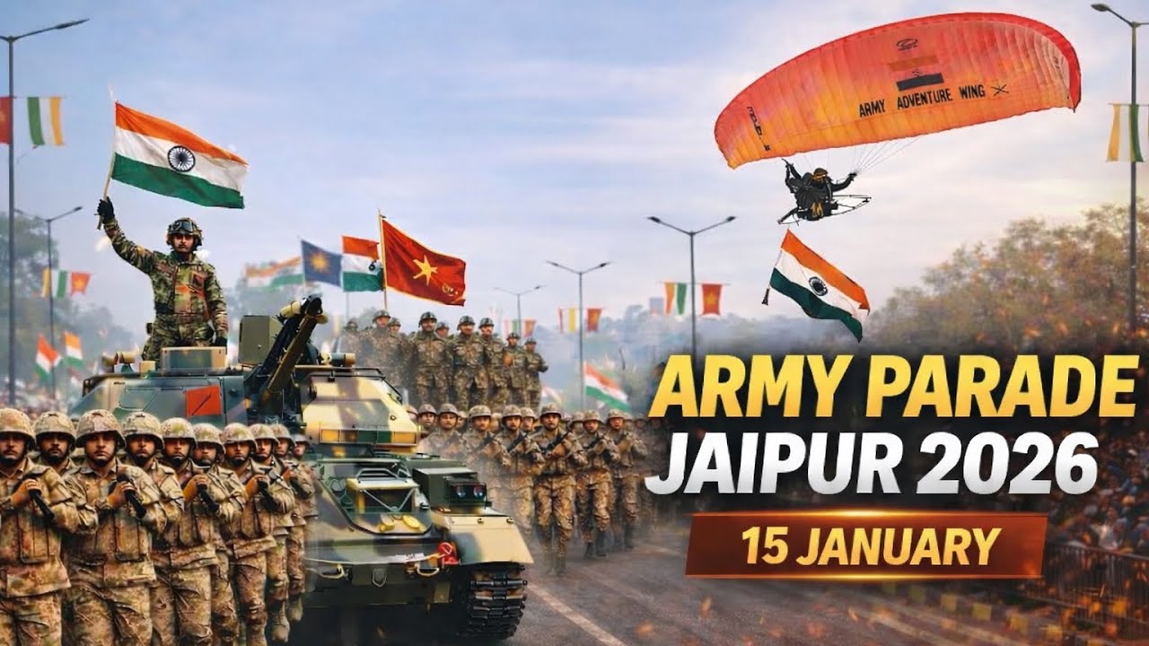 अनुशासन किसे कहते हैं इसकी एक ही मिसाल है Indian Army | Army Day Parade | 15 January | Mahal Road