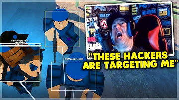 HACKERS Join LIVE STREAMERS And DESTROY The SERVER | Roblox Arsenal