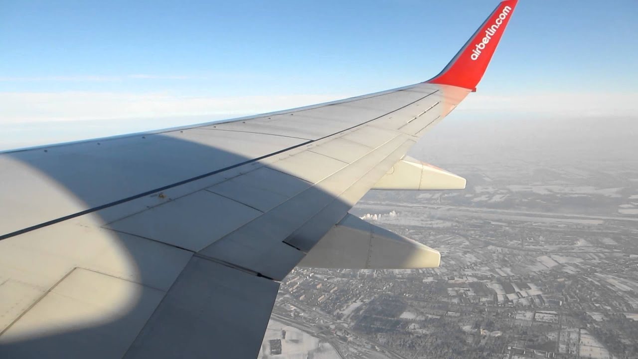 Air Berlin B737-700 NG D-ABLE Vienna to Berlin Tegel Starting 2012