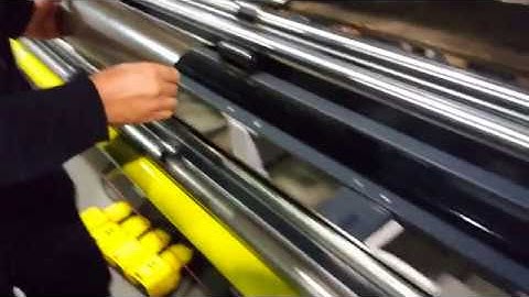 outside bead for one colored material gutter making