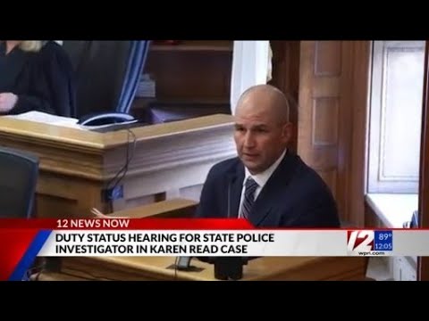 Lead investigator in Karen Read case faces duty status hearing - YouTube